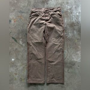 Distressed Brown 33x32 Carpenter Pants
